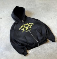 ZIPUP HOODIE WITH SCREEN PRINTING/ DTF/DTG
